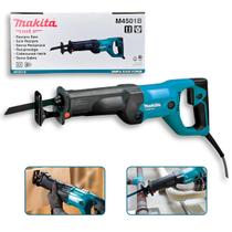 Serra Sabre Elétrica Makita M4501B 1010W 127V/220V Alcance Até 28mm 2800 Golpes Por Minuto Metais e Madeira Sem Maleta Corpo Emborrachado Profissional