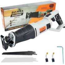Serra Sabre Elétrica Profissional 750W 220V Corte Madeira Metal Pró Euro Serra Sabre Elétrica Profissional 750W 220V Corte Madeira Metal Pró Euro