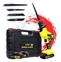 Serra Sabre Serrote Portatil Elétrica 2 Bateria Profissional Serra Sabre Serrote Portatil Elétrica 2 Bateria Profissional