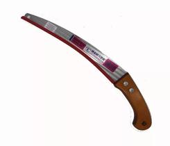 Serra Serrote Podas Cabo Madeira Lâmina Curva Profissional