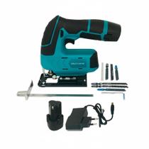 Serra Tico Tico 12V com 2 Baterias, 3 Lâminas e Carregador Bivolt Serra Tico Tico 12V com 2 Baterias, 3 Lâminas e Carregador Bivolt
