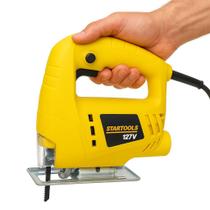 Serra Tico-Tico Elétrica 127V 400W Startools Corte Preciso em Madeira até 55mm e Aço até 6mm