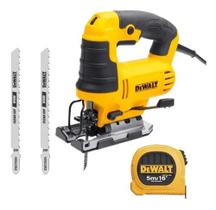 Serra Tico Tico Orbital Dwe300 Dewalt + 2 Lâminas + Trena