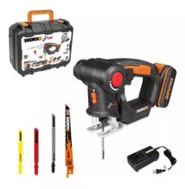 SERRA TICO-TICO / SABRE A BATERIA WORX + BATERIA 2.0 A.h 20V + CARREGADOR BIVOLT