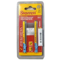 Serra Tico-Tico Starrett BU224S 24T Bi-Metal Kit 2 Peças Corte Metal Serralheria Makita Bosch Skil