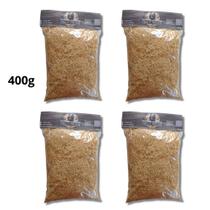 Serragem de madeira Pinus 100% seca natural (Pacote com 400g)