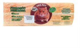 Serragem Forração Prensada Pinus Roedores Hamster 800g - FMS Pet