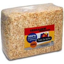 Serragem natural prensada 500 grs - Paiol do Bicho