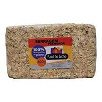 Serragem Prensada 800 gr Para Hamster Roedores Aves e Compostagem