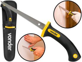 Serrote De Ponta Lâmina Dupla Aço P/ Gesso Madeira Drywall Cabo Plástico 6 Polegadas Vonder