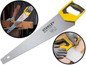 Serrote Lâmina Aço Tripla Afiação 20 Polegadas Profissional Cabo Emborrachado Stanley