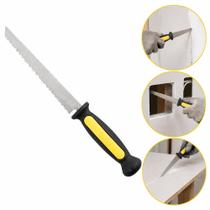 Serrote para drywall profissional corte gesso serra ponta fina lamina em aco alta precisao cabo plastico ergonomico