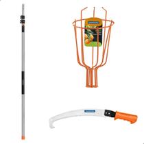 Serrote Poda com Colhedor Fruta Laranja e Cabo Extensor 5 Metros Tramontina Serrote Poda com Colhedor Fruta Laranja e Cabo Extensor 5 Metros Tramontina