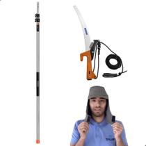 Serrote Poda Profissional com Cabo Extensor 5 Metros e Boné EPI Sol Serrote Poda Profissional com Cabo Extensor 5 Metros e Boné EPI Sol
