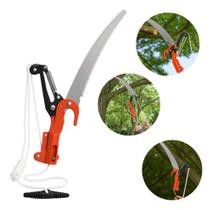 Serrote Podador De Galhos Altos Tesoura 2 Em 1 Serra E Poda