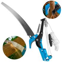 Serrote Podador De Galhos Altos Tesoura 2 Em 1 Serra E Poda