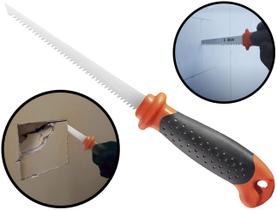 Serrote Ponta De Aço 6 Polegadas Drywall Corta Gesso Instalador Punho Emborrachado Atlas Original