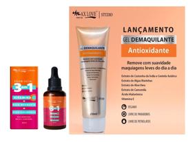 Serum 3x1 + gel demaquilante antioxidante max love