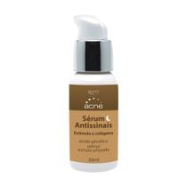 sérum antissinais com ácido glicólico 30ml para pele com acne