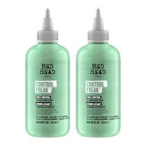 Sérum Bed Head TIGI Control Freak Frizz Control Use para antifrizz e suavizante Para cabelos crespos, encaracolados e ásperos Use em cabelos úmidos e secos Domador de cabelo Fly Away 8,62 onças (pacote com 2)