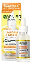 Sérum Booster Facial Antimarcas Garnier Uniform e Matte Vitamina C 15ml
