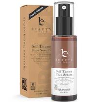 Sérum bronzeador facial Beauty da Earth Fair to Medium com ácido hialurônico
