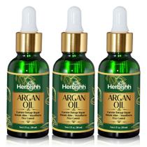 Sérum Capilar Herbishh Óleo de Argan Marroquino 30 ml Kit com 3