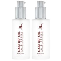 Sérum Capilar HerStyler Óleo de Rícino 60 ml Vitamina E Kit com 2