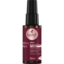 Sérum Capilar Quina Rosa 35ml Haskell Brilho Intenso, Antifrizz e Pontas Reparadas Sérum Capilar Quina Rosa 35ml Haskell Brilho Intenso, Antifrizz e Pontas Reparadas