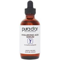 Sérum de ácido hialurônico PURA D'OR 100mL de hidratação profunda para viagem