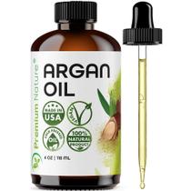 Sérum de cabelo natural premium de óleo de argão 120 ml para cabelo e pele