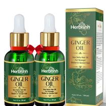 Sérum de Crescimento Capilar com Óleo de Gengibre Herbishh 2x30ml
