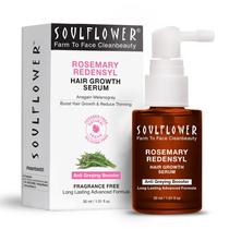 Sérum de crescimento capilar Soulflower Rosemary Redensyl 30mL Sérum de crescimento capilar Soulflower Rosemary Redensyl 30mL