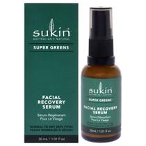 Sérum de recuperação facial Sukin Super Greens 30ml para mulheres