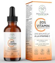 Sérum de vitamina C Mountain Fresh Naturals 30 ml com 20% de ácido ascórbico Sérum de vitamina C Mountain Fresh Naturals 30 ml com 20% de ácido ascórbico