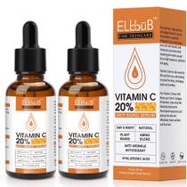 Sérum ELBBUB Premium com 20% de vitamina C com ácido hialurônico, pacote com 2 unidades