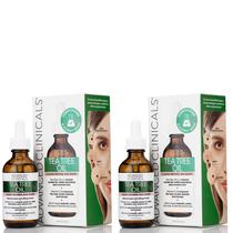 Sérum facial Advanced Clinicals, óleo de melaleuca vegano, 2 unidades