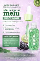 Sérum Facial Antioxidante Melu Ruby Rose Anti Rugas Poros Oleosidade Vitamina E