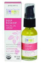 Sérum facial Aura Cacia Organic Deep Rosehip 30mL Sérum facial Aura Cacia Organic Deep Rosehip 30mL