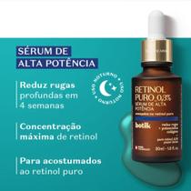 Sérum Facial de Alta Potência Botik Retinol Puro 30ml Reduz rugas potencializa colágeno Mais vendido