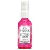 Sérum facial HERITAGE STORE Água de rosas com 1% de ácido hialurônico 60mL