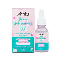 Sérum Facial Hidratante com 5% Ácido Hialurônico e D-Panthenol Anita 30ml