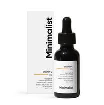 Sérum facial minimalista com 10% de vitamina C iluminador 30mL