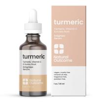 Sérum facial Natural Outcome Turmeric com vitamina C 30mL Sérum facial Natural Outcome Turmeric com vitamina C 30mL
