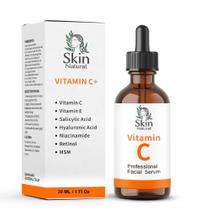 Sérum facial para pele natural com vitamina C anti-envelhecimento 30mL