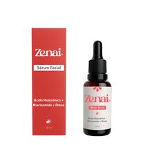 Sérum Facial Zenai 30ml Ácido Hialurônico, Niacinamida e DMAE para Renovação e Firmeza da Pele