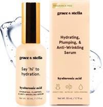 Sérum Grace & Stella Ácido Hialurônico 50mL Antienvelhecimento Vegano
