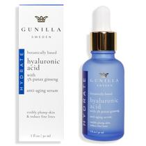 Sérum Gunilla Ácido Hialurônico e Ginseng 30mL Antienvelhecimento Sérum Gunilla Ácido Hialurônico e Ginseng 30mL Antienvelhecimento