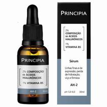Sérum Hidratante Antissinais 2% Ácidos Hialurônicos + Vitamina B5 Principia Skincare AH-2 com 30ml