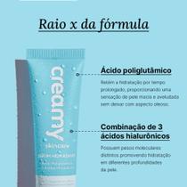 SÉRUM HIDRATANTE facial 3 tipos de ácido hialurônico + ácido poliglutâmico + trehalose + pentavitin